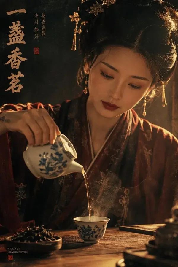 《黑茶交换生》短剧封面，古装题材，92 集