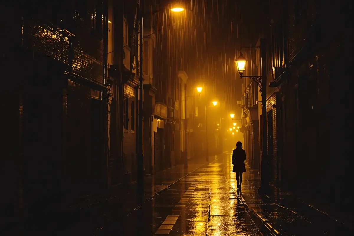 夜半别关灯 · 黄豆短剧专题策划 专题「夜半别关灯」页头背景图,悬疑题材短剧片单